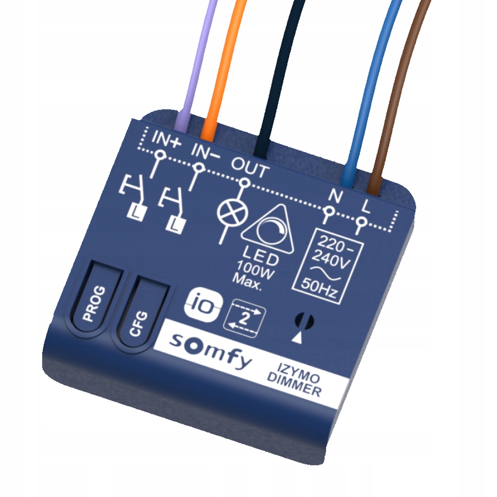 

Somfy odbiornik Izymo Dimmer io wł/wył ściemnianie