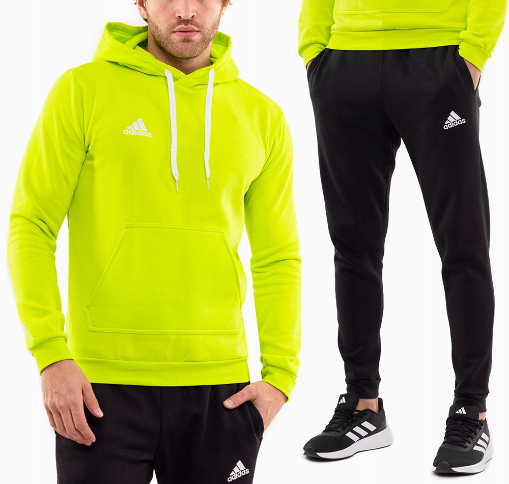 Teplákovka Pánský komplet adidas Entrada 22 Sportovní Mikina Kalhoty Kapuce vel S