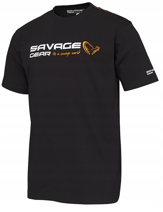 Koszulka Savage Gear Logo T-Shirt Black L