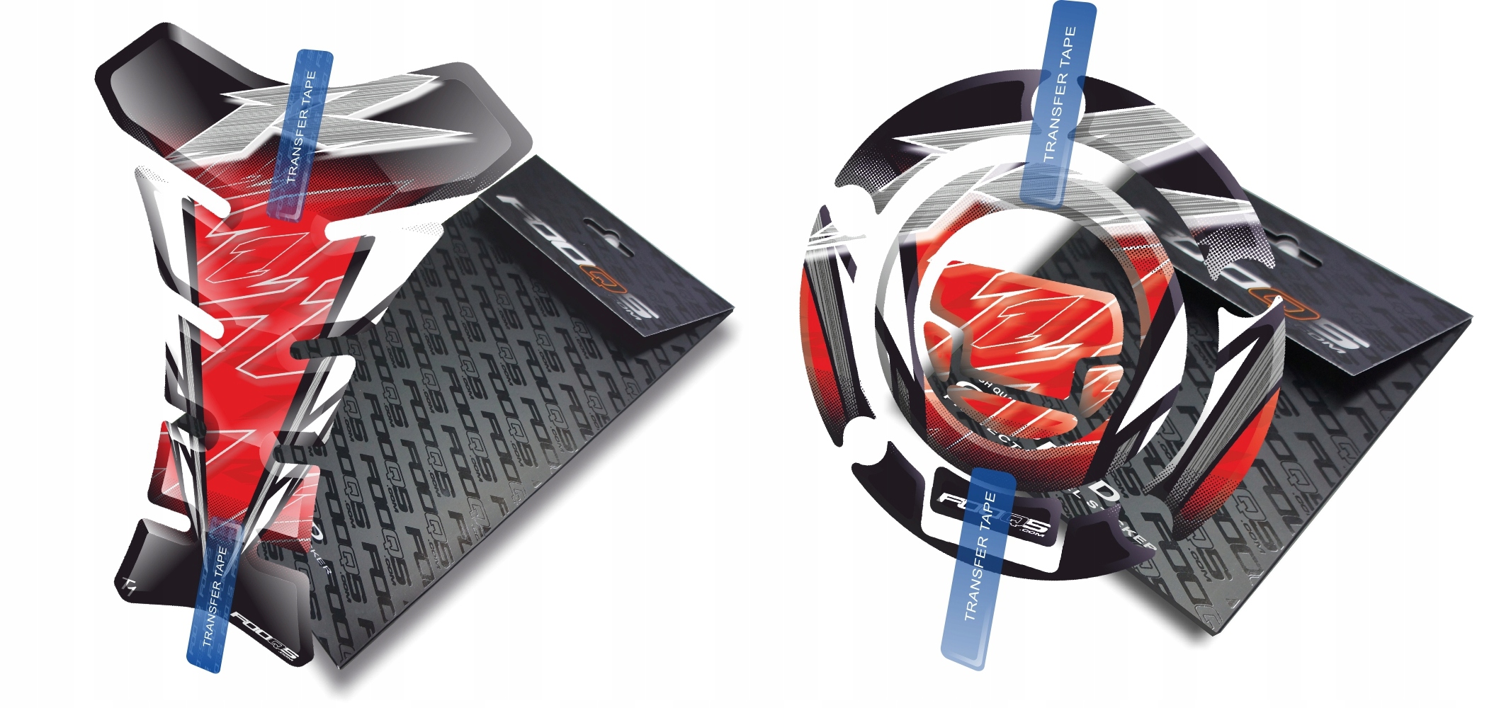 Tank-pad Cap-pad od firmy Fooqs Yamaha Yzf R-1 Červený