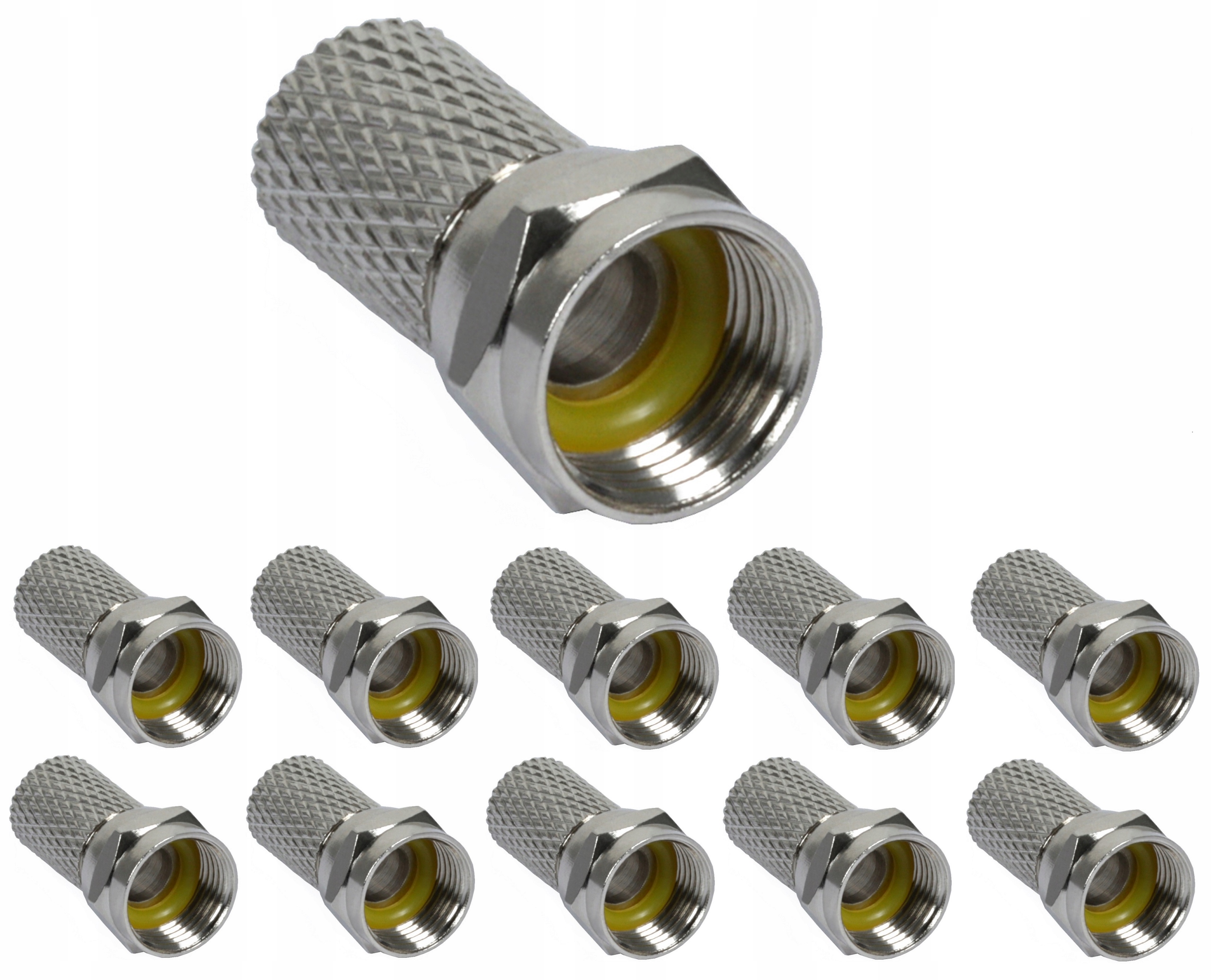 

10x Wtyk F Dipol Master 6,8 mm Z Uszczeką Efka