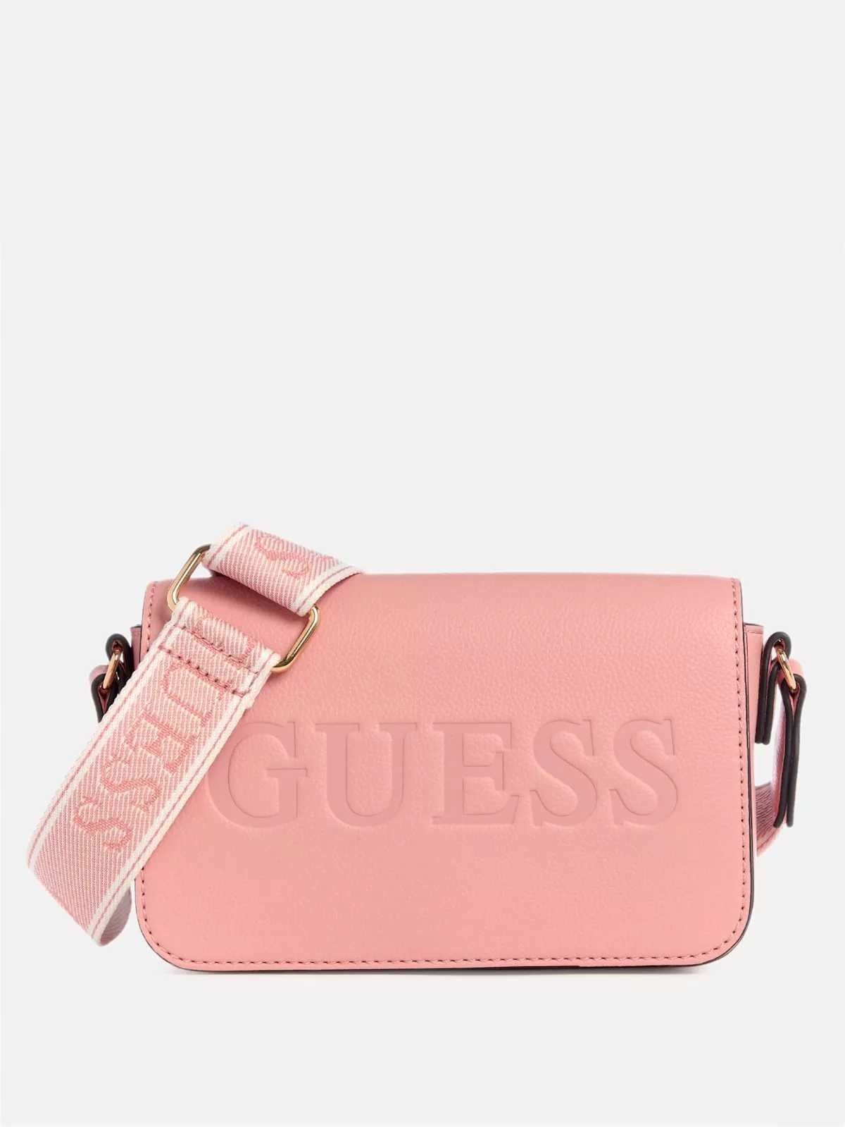 Guess dámská kabelka,crossbody Rosse růžová