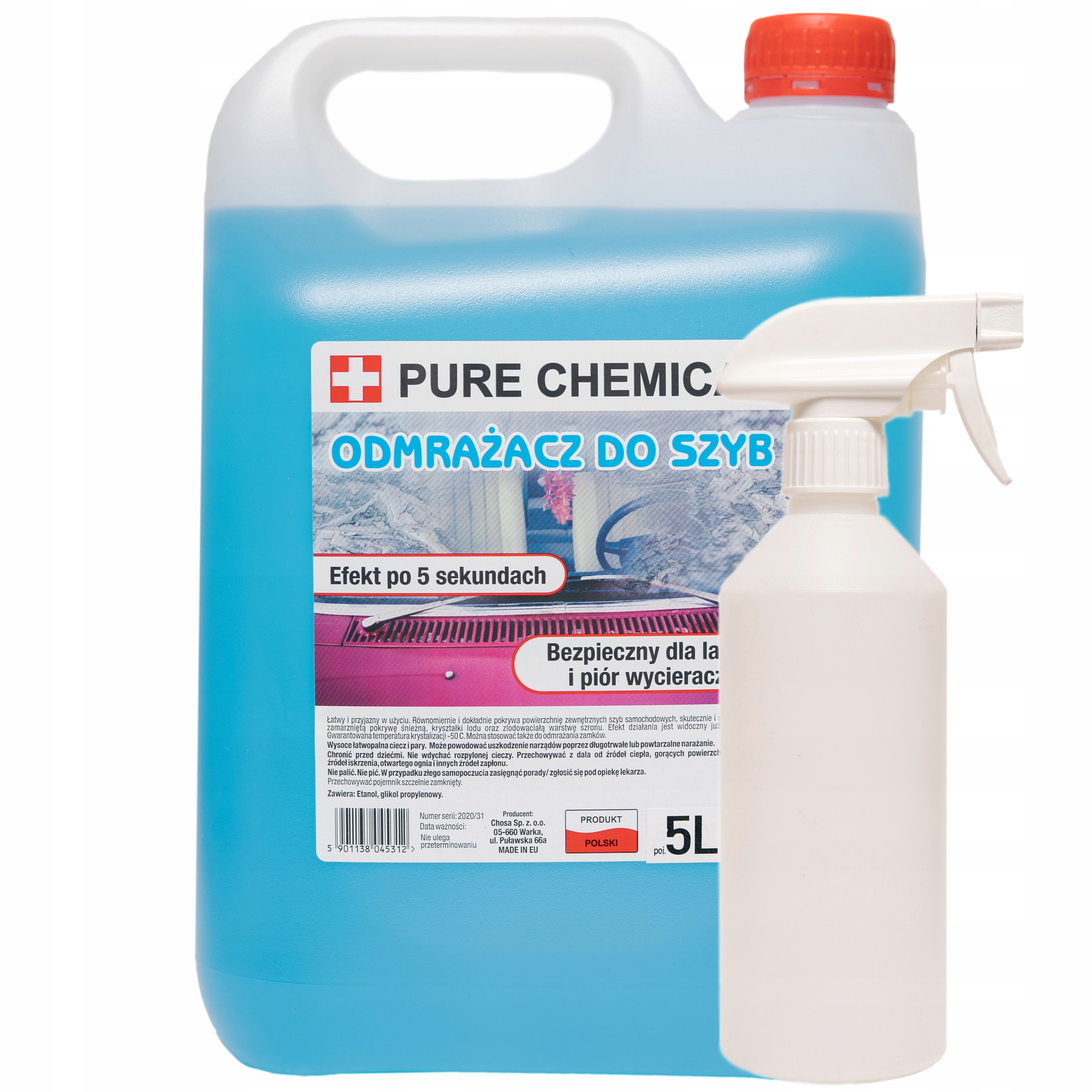 

Odmrażacz Do Szyb Mocny Pure Chemical -40°C 5L