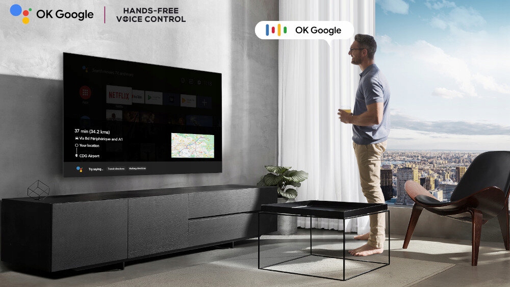 Telewizor QLED TCL 50C645X1 50" 4K UHD Smart Wi-Fi Internet Typ telewizora QLED