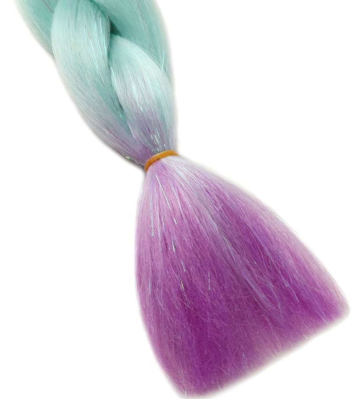 WŁOSY BROKATOWE SYNTETYCZNE WARKOCZYKI OMBRE DREDY KOLOROWE WARKOCZ 01 Marka inna marka