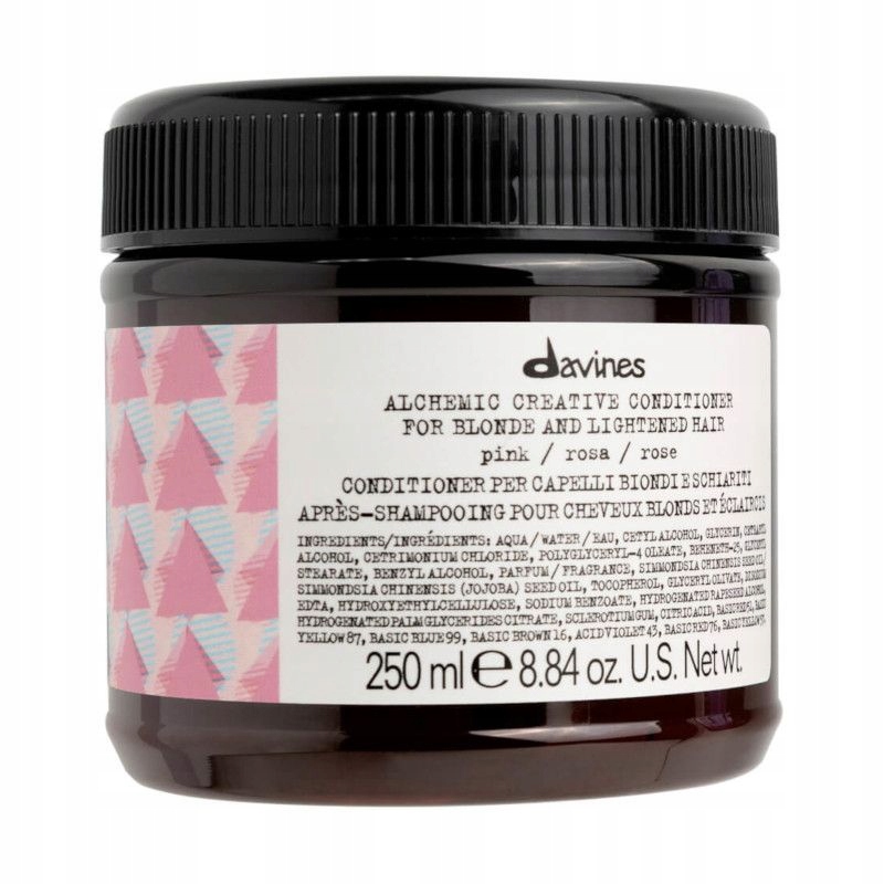Davines Alchemic Creative kondicionér pro kreativní barvení vlasů pink 250