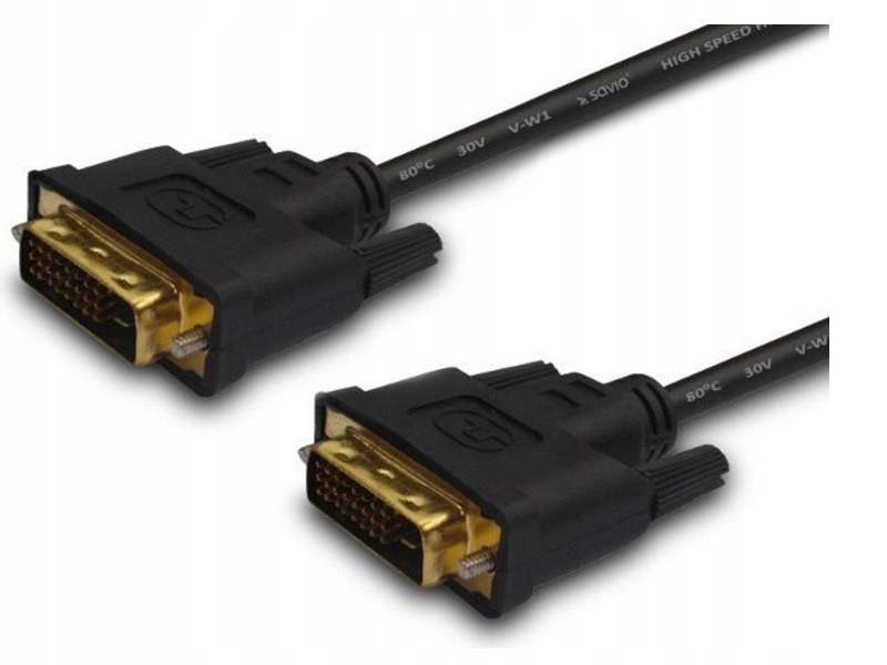 

Kabel DVI-D - DVI-D Savio 1.8 m