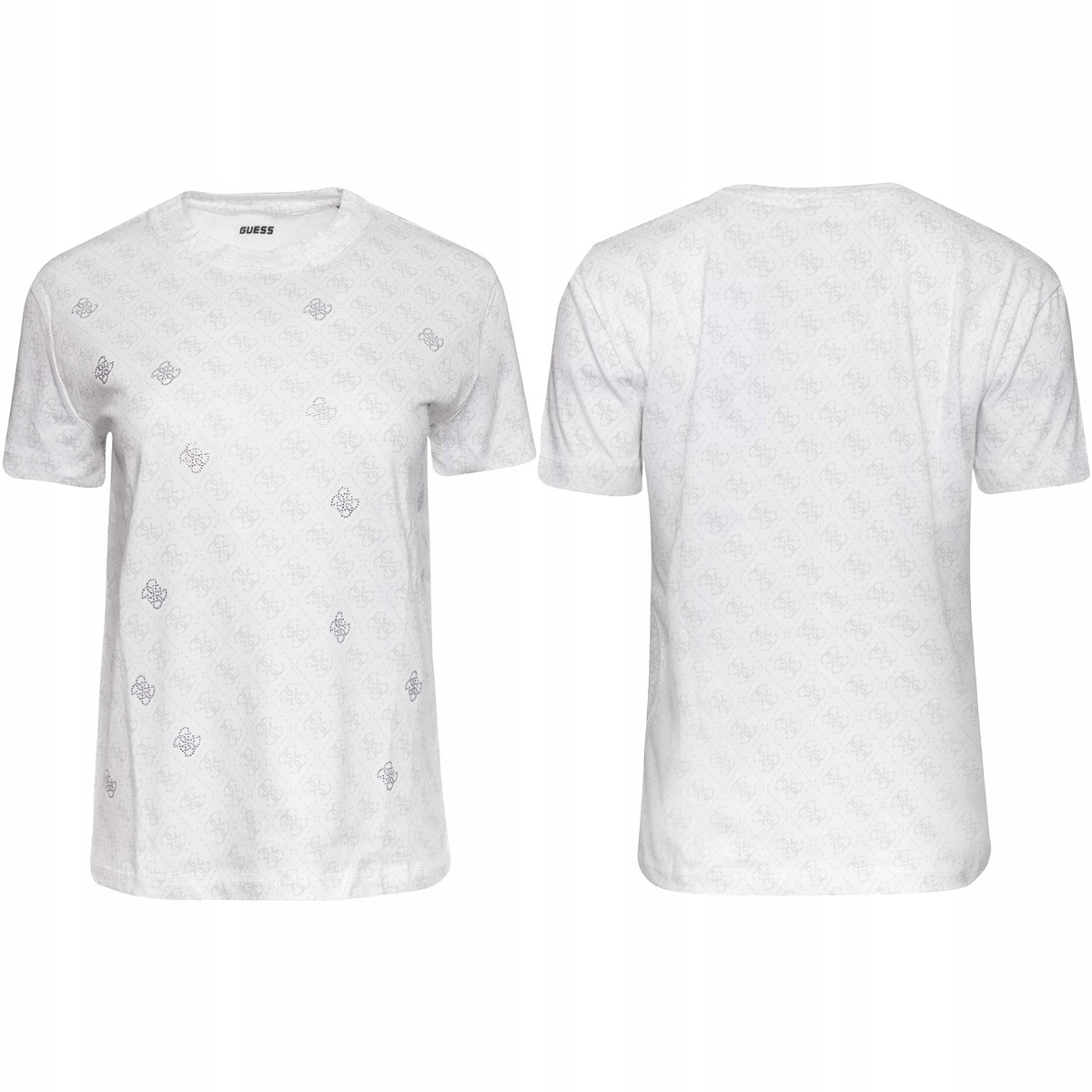 Guess Tričko Dámské Tričko Chrysanta Cn Tričko Bílé vel. S