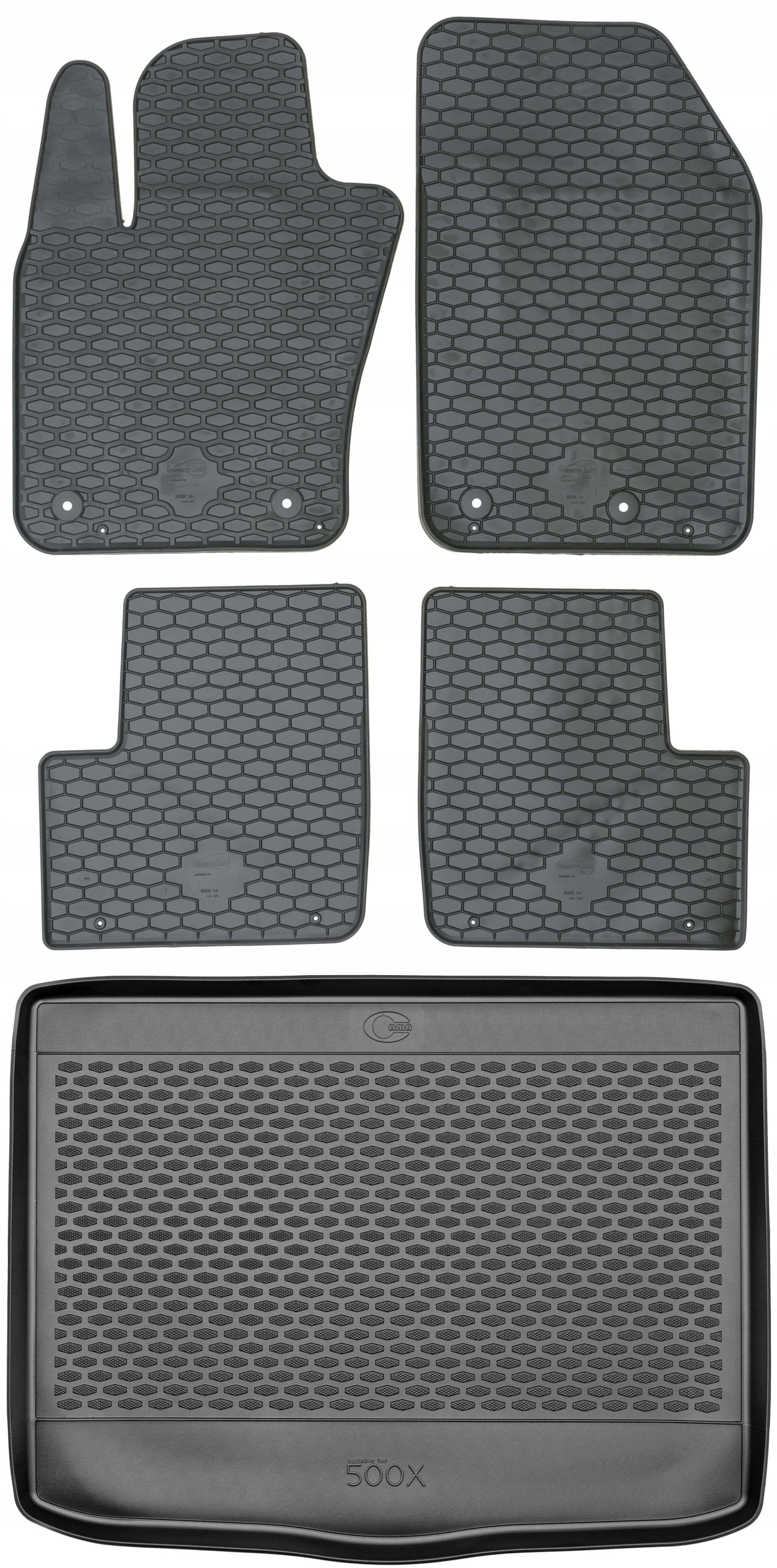 Fiat 500X Crossover od roku 2015-2019 Sada Koberce batožinový priestor