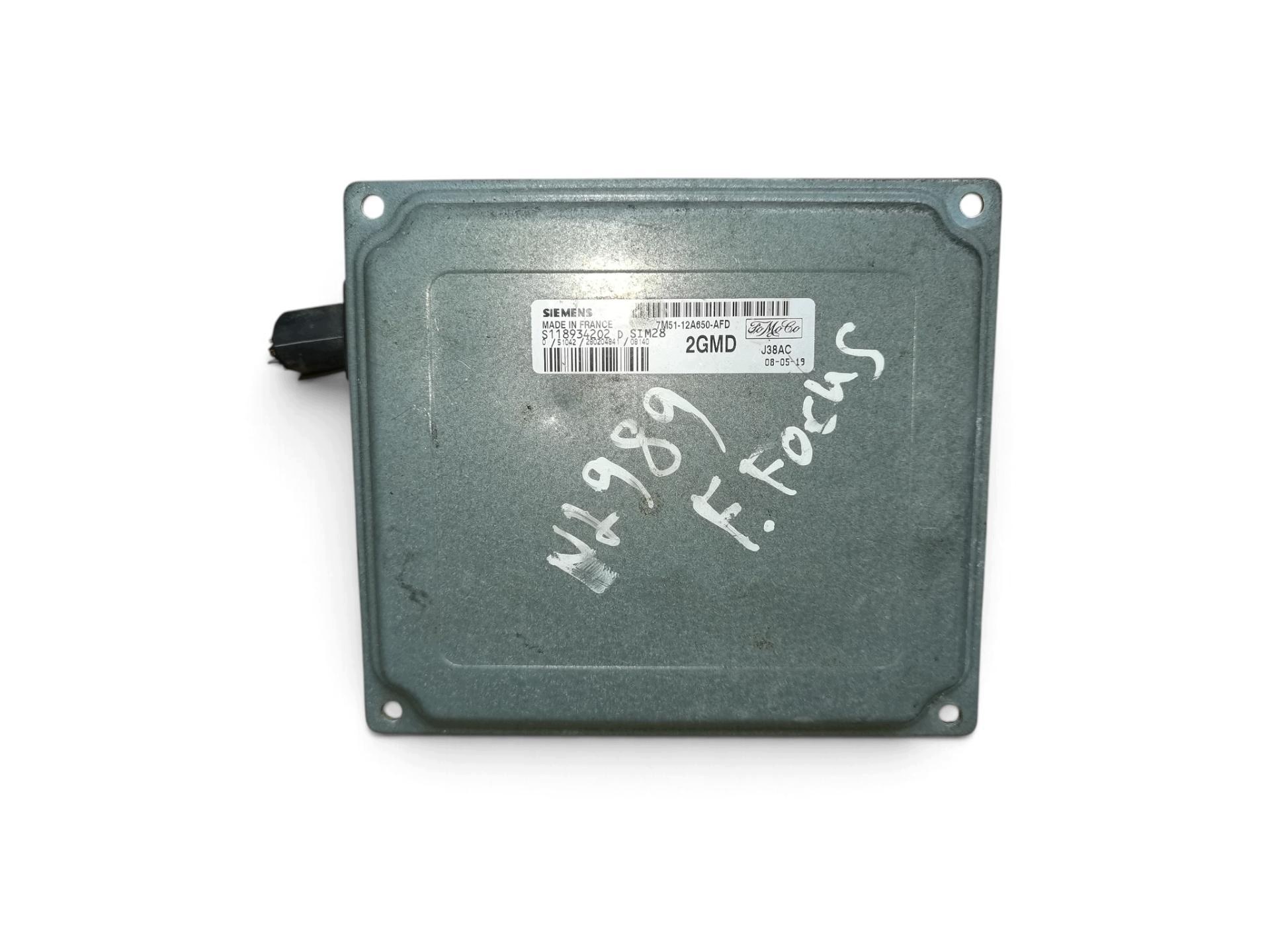 control unit of the engine Opel Zafira B facelift 2010 7M51-12A650-AFD