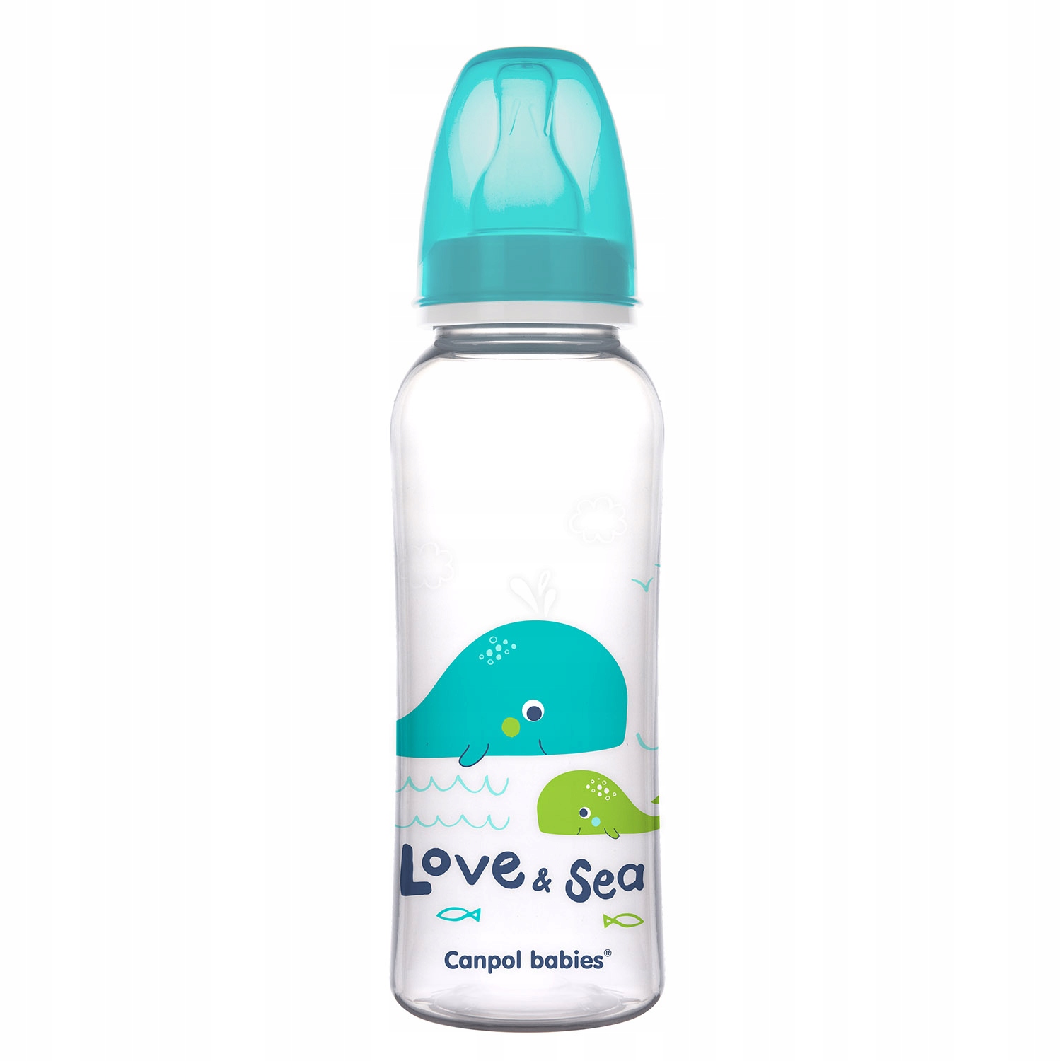 

Canpol Lekka Butelka Wąska 250ml 12m+ Love&Sea
