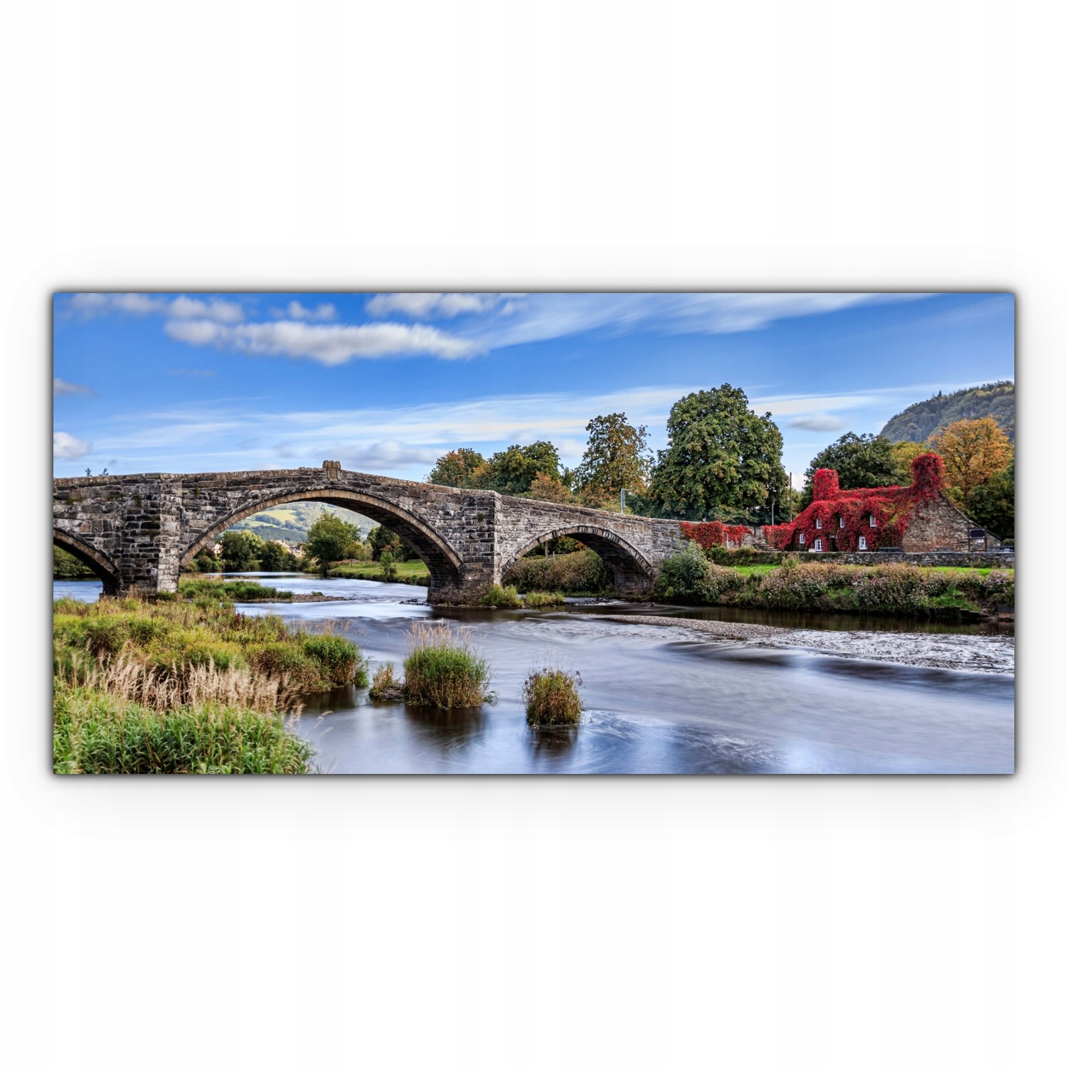

Obraz Canvas dekoracja 120x60 Most Rzeka Krajobraz