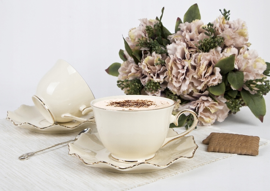 Filiżanka Veroni DIVA CREAM porcelana 250 ml 6 szt. EAN (GTIN) 5908216718885