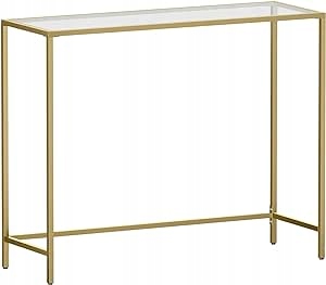 Konzolový stolek Zlatý Glamour 100 cm Brousek