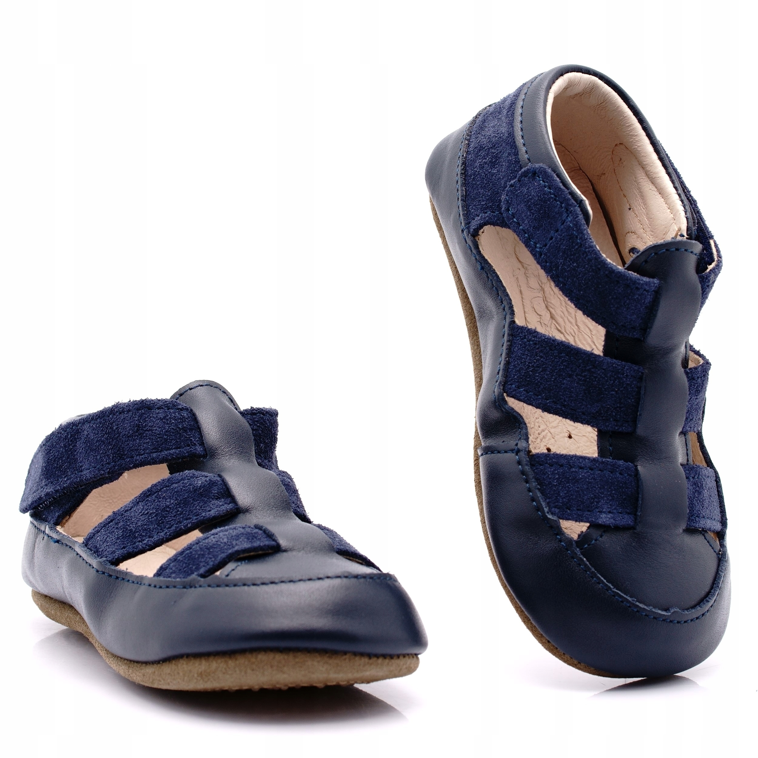 OBEX KAPCIE SKÓRZANE BAREFOOT LEKKIE PANTOFLE BUTY DZIECIĘCE HELIS 27 Marka OBEX