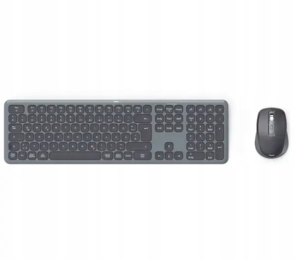 Zestaw mysz i klawiatura bezprzewodowa Hama WKM-550 Czarna Blok numeryczny