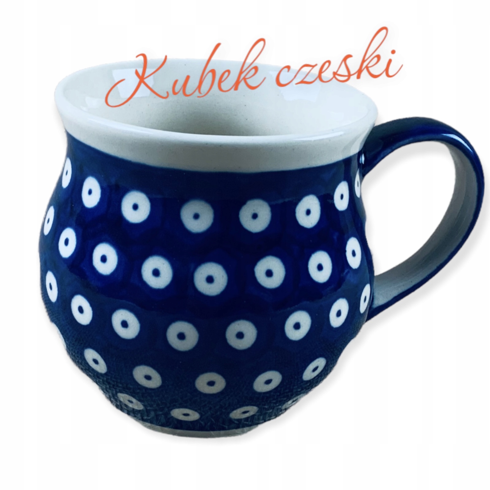 

Kubek Czeski 42 Kropki Ceramika Bolesławiec