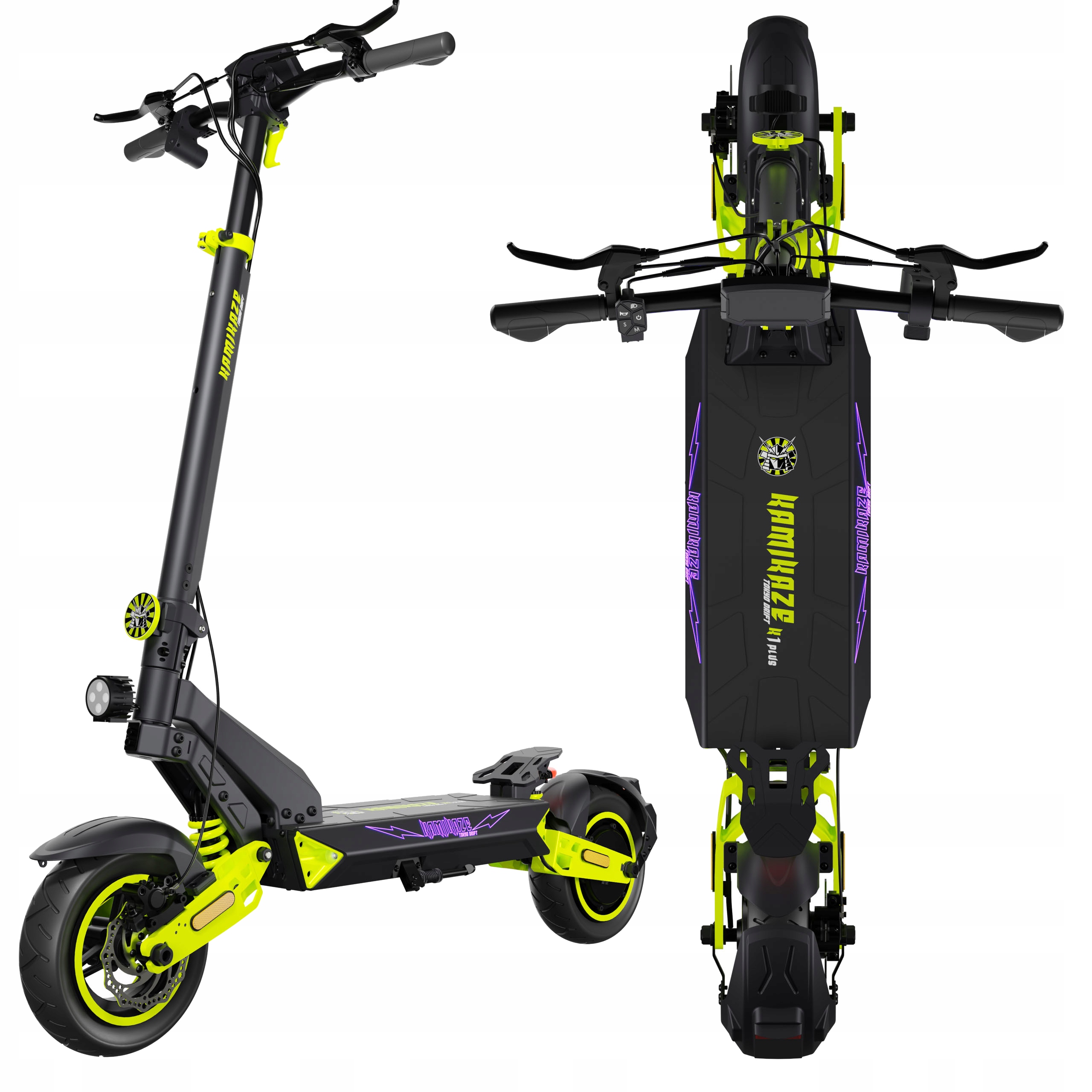 Hulajnoga elektryczna Kamikaze K1 Plus Tokyo 48V 20A koła 11 cali stacyjka