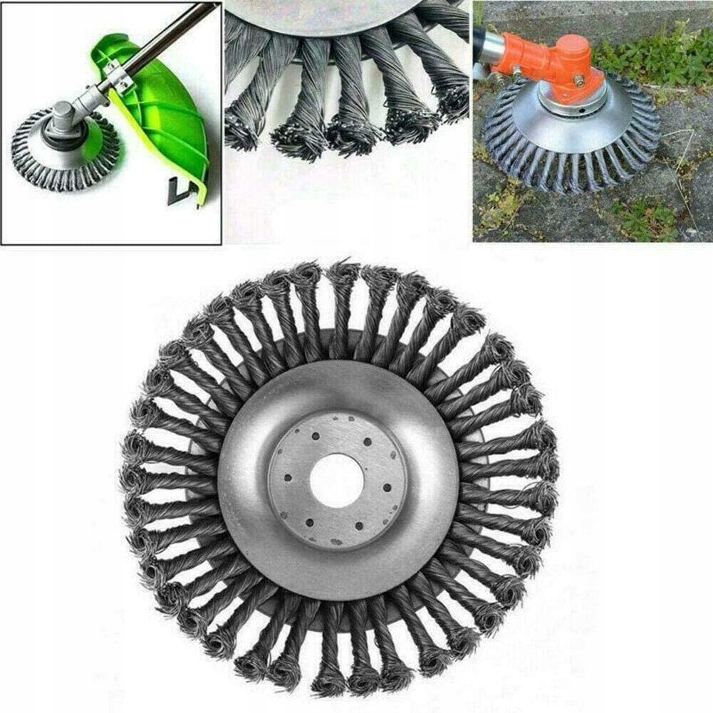 DRUCIAK TARCZA SZCZOTKA DRUCIANA KOSY CHWAST 150mm Marka KRAFTVERK