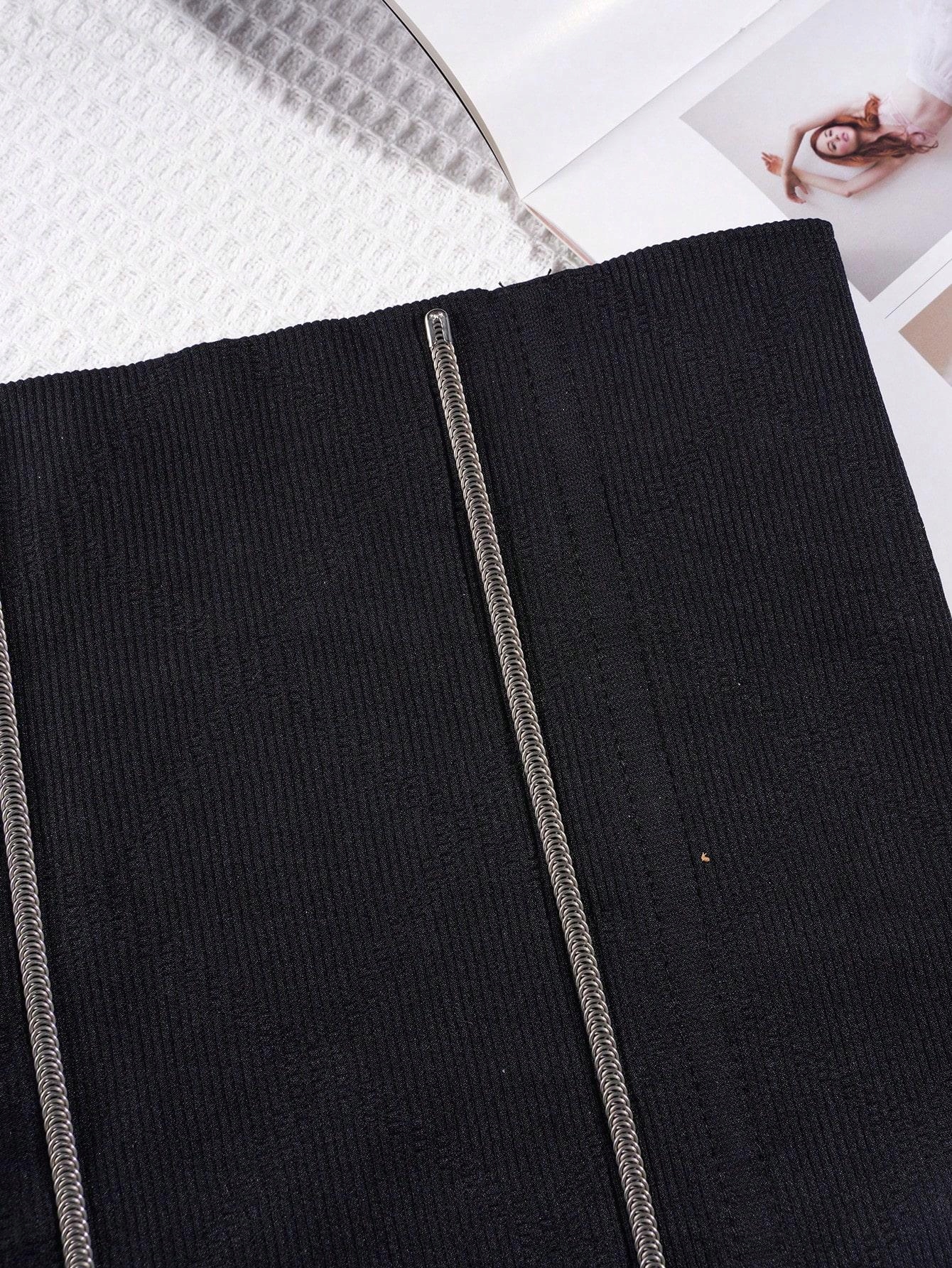 CZARNY GŁADKI GORSET WYSZCZUPLAJĄCY KLASYCZNY SHEIN S Rozmiar S