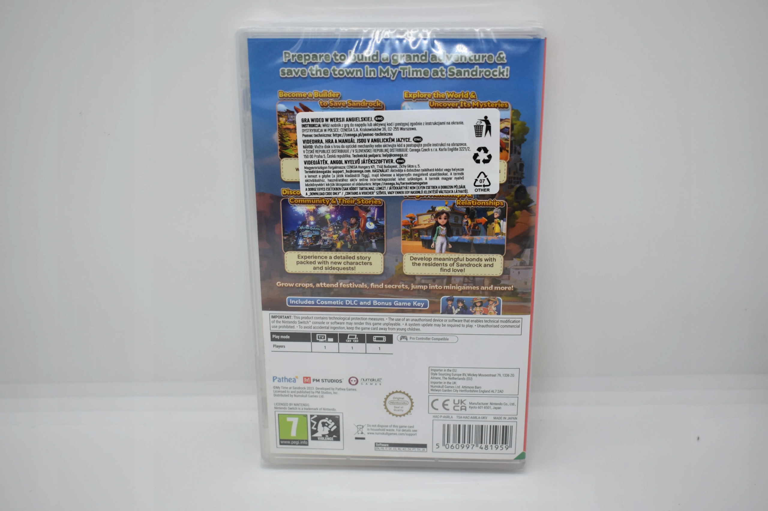 MY TIME AT SANDROCK SWITCH Wersja językowa Angielska