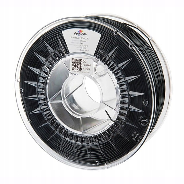 Filament Spectrum 3D ASA 275 1,75mm 1000g czarny deep black