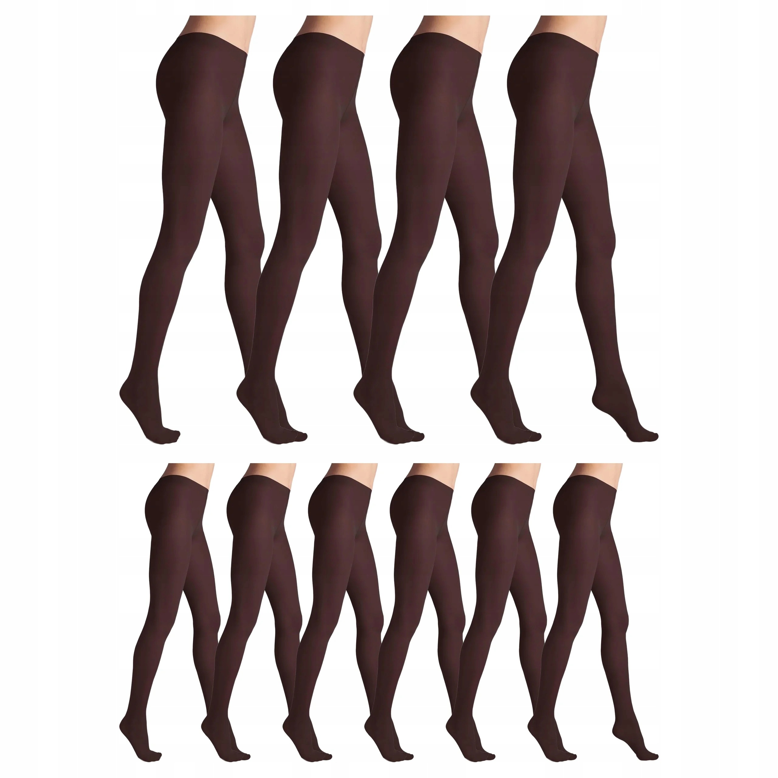 10 x Punčocháče 40 den matné bez kalhotek Tonic Marilyn 2-S Brown