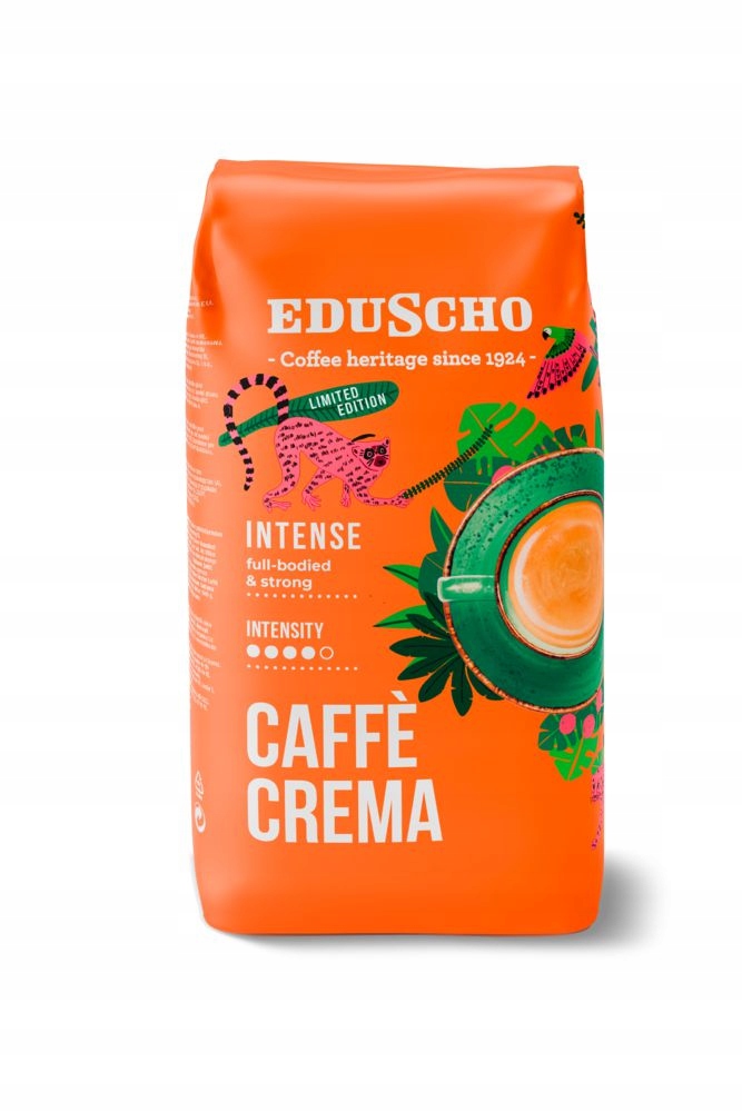 Levně Tchibo Káva zrnková 100% káva Eduscho Caffe Crema Intense 1000 g