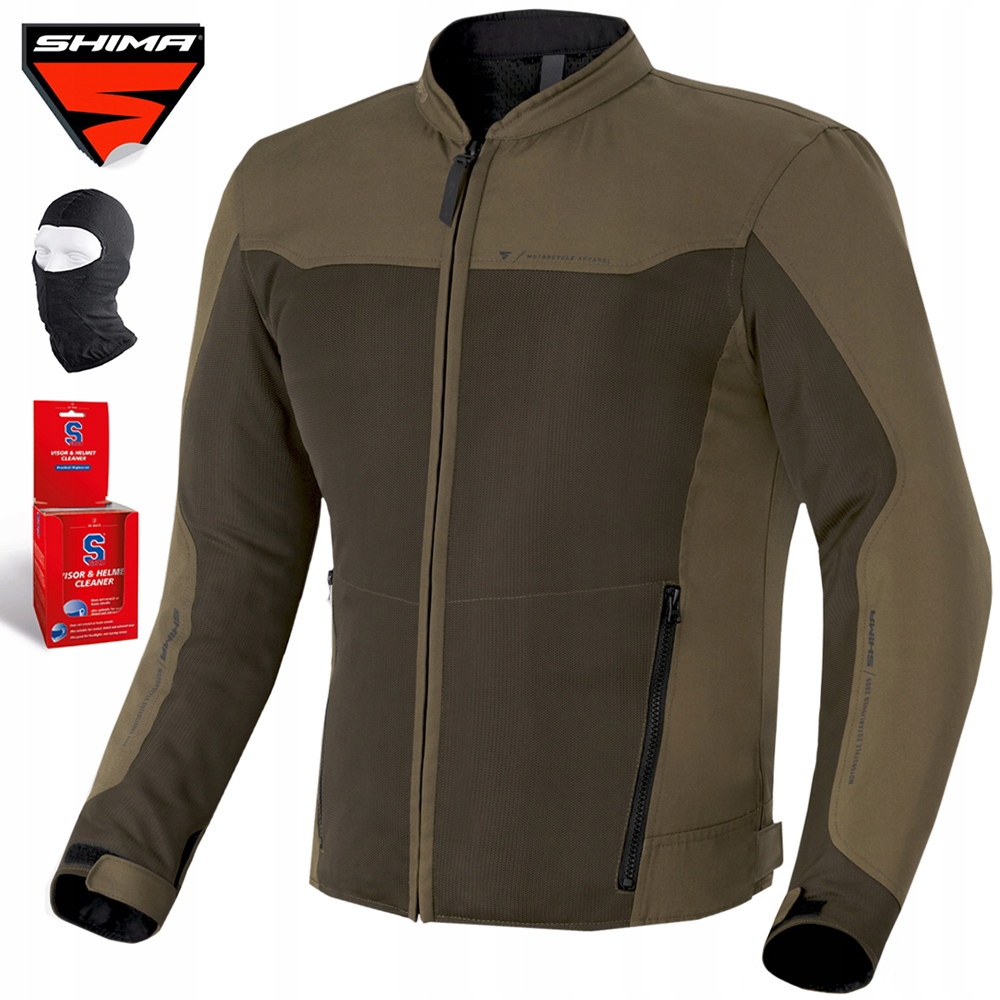 Motocyklová Bunda Shima Openair Letní Mesh S Chrániči Dárek