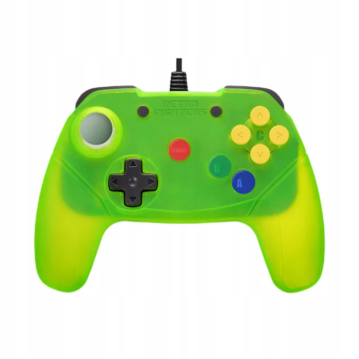 Kabelový ovladač Gamepad pro Nintendo N64 Retro Fighters Brawler64 V2