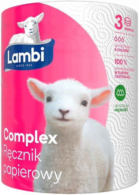 

Ręcznik papierowy+czyściwo Lambi Complex 3 warstwy