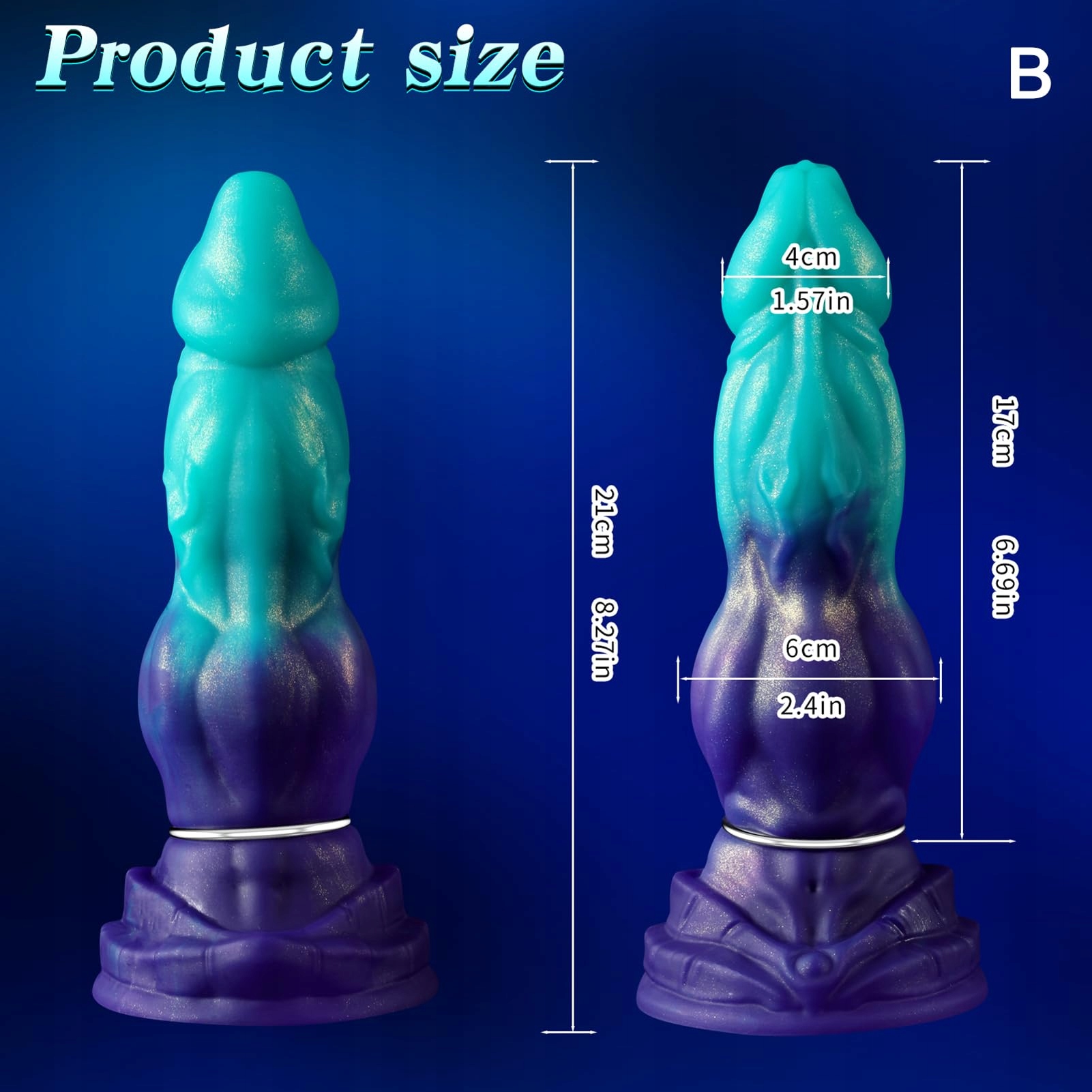 THLSEXY Dildo Dla Psa Nadmuchiwany Analny Plug Silikonowy Realistyczny XXL — miniatura 2