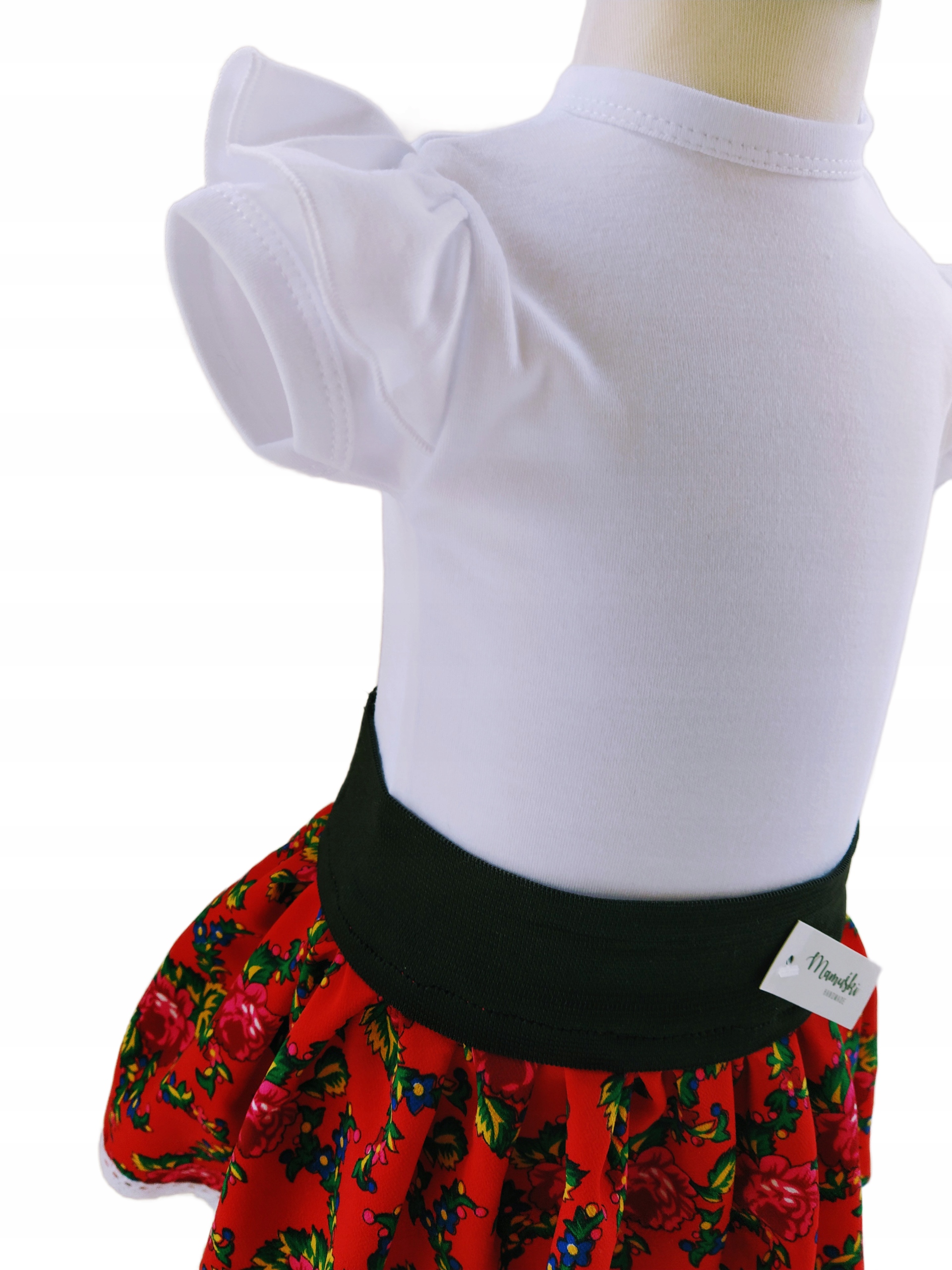 Spódnica + body białe strój krakowski góralski 92 Rozmiar (new) 92 (87 - 92 cm)