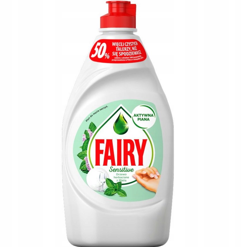 

Fairy Sensitive Płyn Do Naczyń Mięta Herbata 450ML