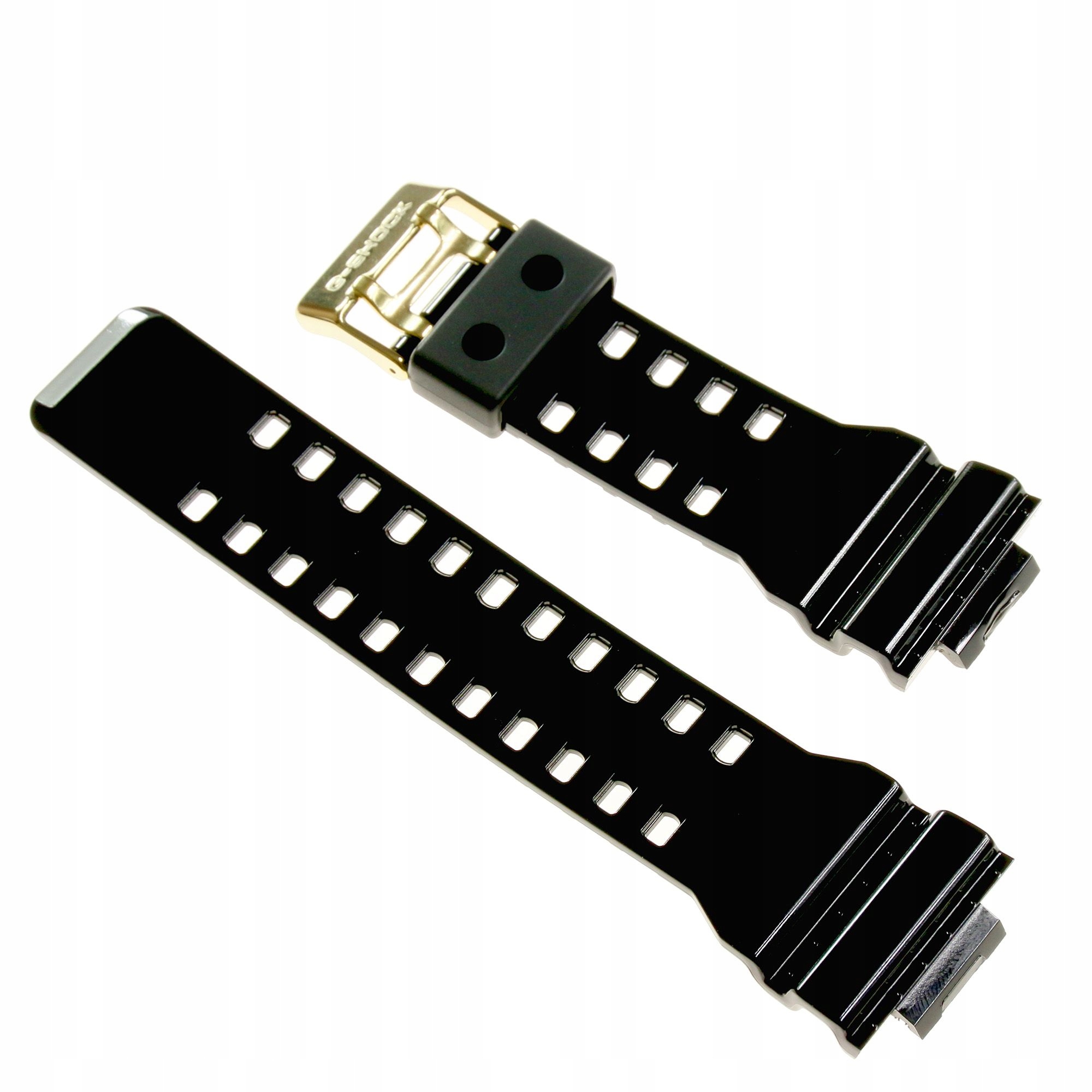 Pásek 10391028 pro hodinky Casio GD-100GB černý lesk