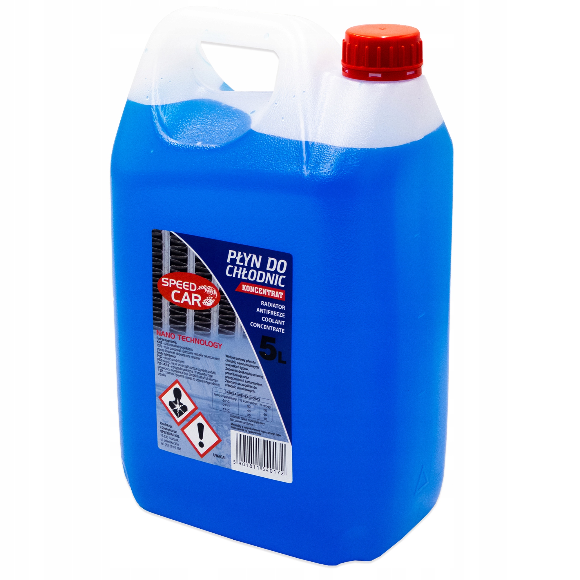 

Koncentrat Płynu Do Chłodnic Chłodniczy 5L -35st.
