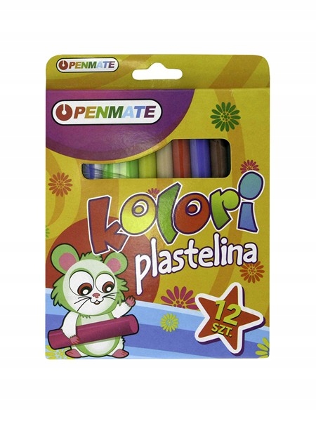 

12X Kolori Plastelina Szkolna Do Zabawy