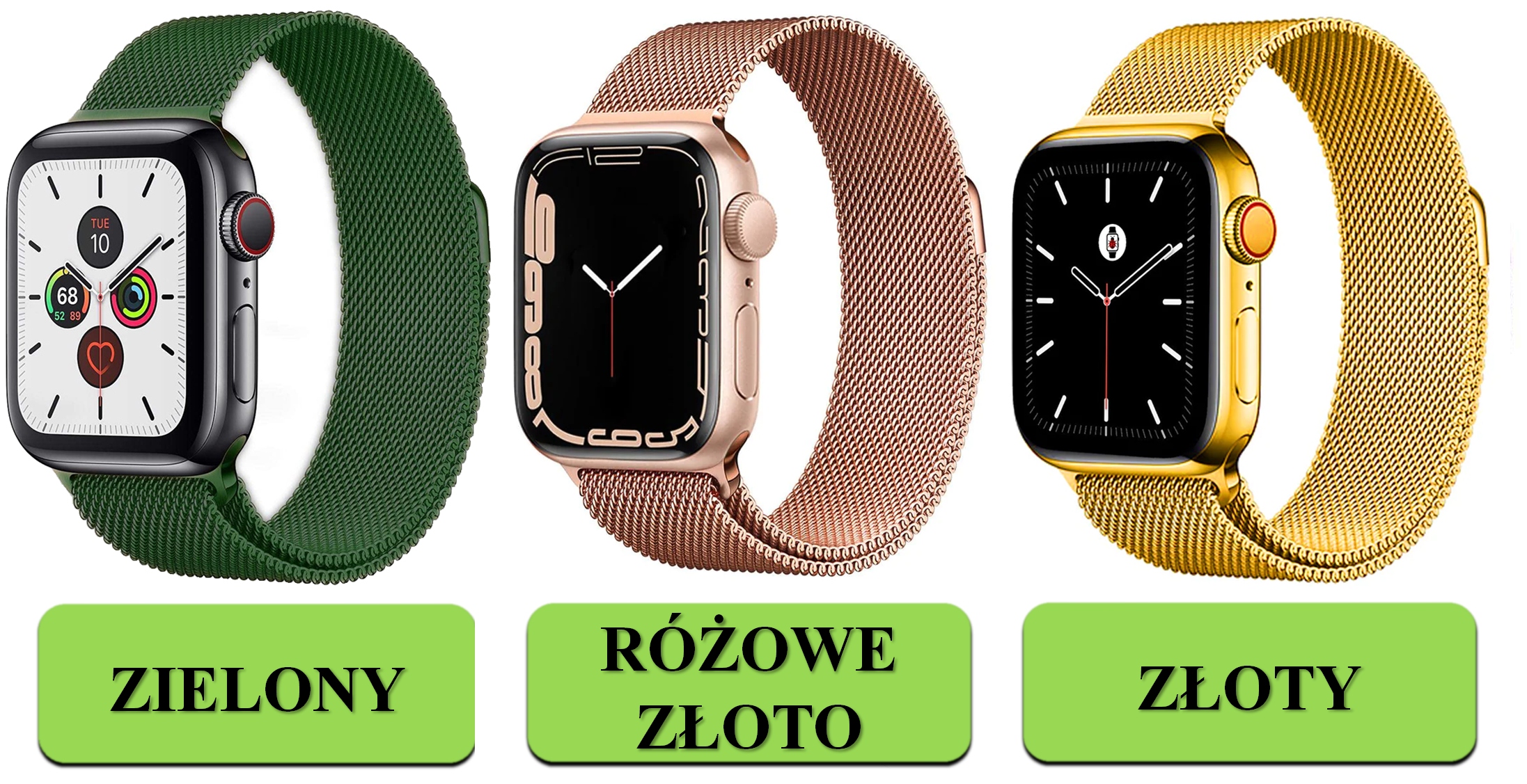 PASEK DO APPLE WATCH 1 2 3 4 5 6 7 8 9 SE 38MM 40MM 41MM |WYBÓR 30 KOLORÓW Kompatybilność Apple
