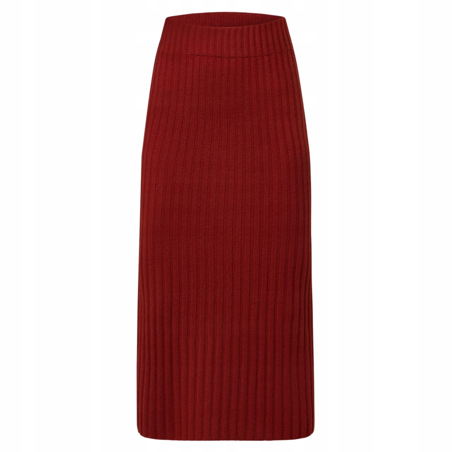 Delicatelove 100% kašmírová midi Sukně , červená vel. M