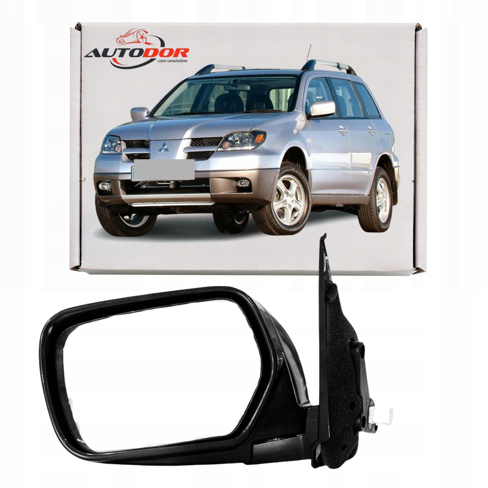 Mitsubishi Outlander '03-07 Vnější Zrcátko Elektrické Vyhřívané Levé