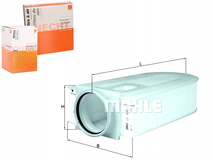 Vzduchový Filtr Knecht E1014L C35003 EL9211 A1384