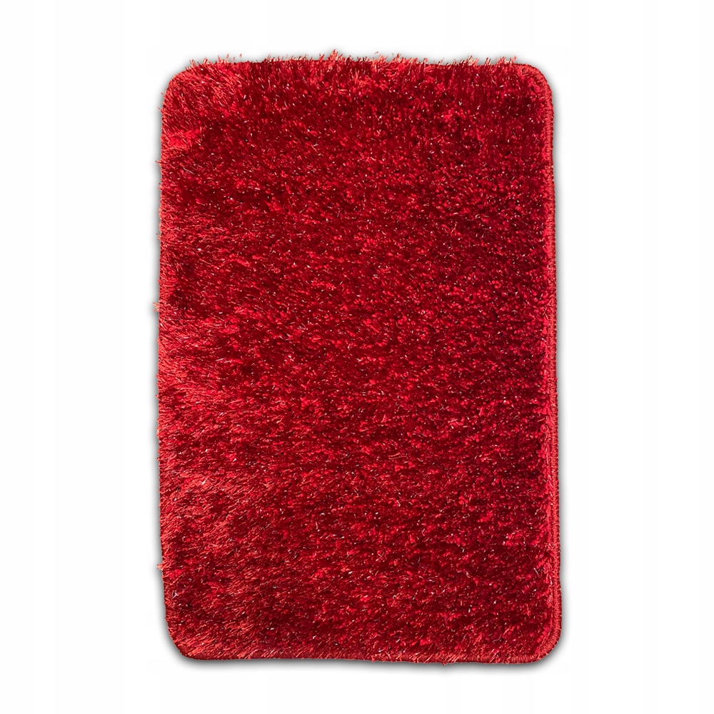 Červený Koberec 80x150 CM Moderní Shaggy MIX Barev