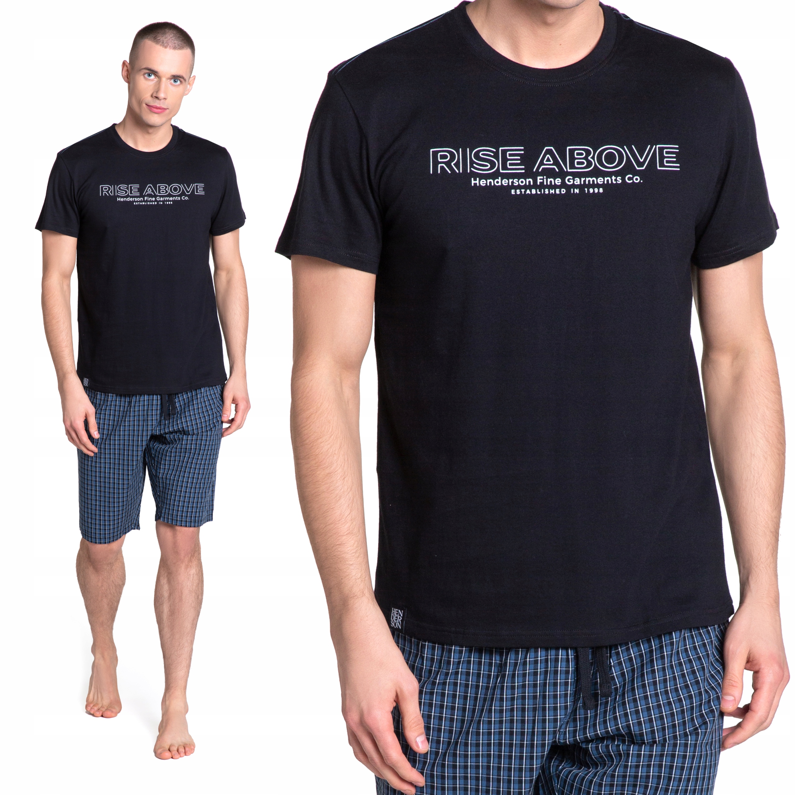 Pánské pyžamo Henderson Dojo 38883-99X kr.vel. velikost M