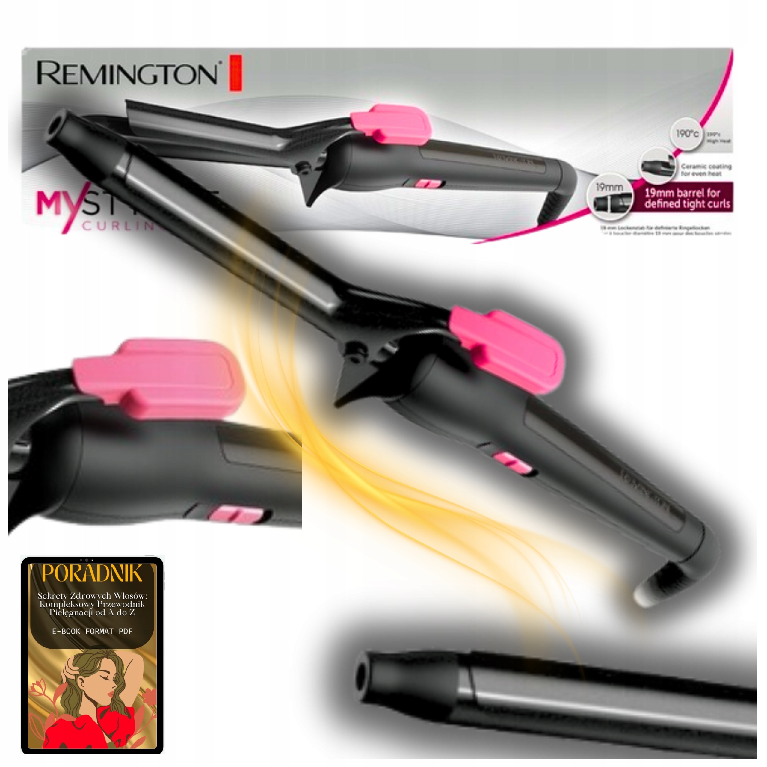 Lokówka Tradycyjna Remington Do Lokowania Falowania Włosów Kobiet