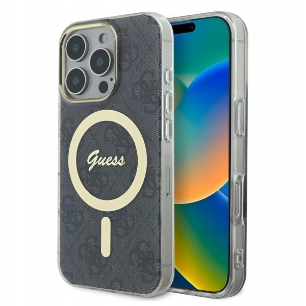 Guess GUHMP16XH4STK iPhone 16 Pro Max6.9 černý/černý hardcase IML 4G MagSa
