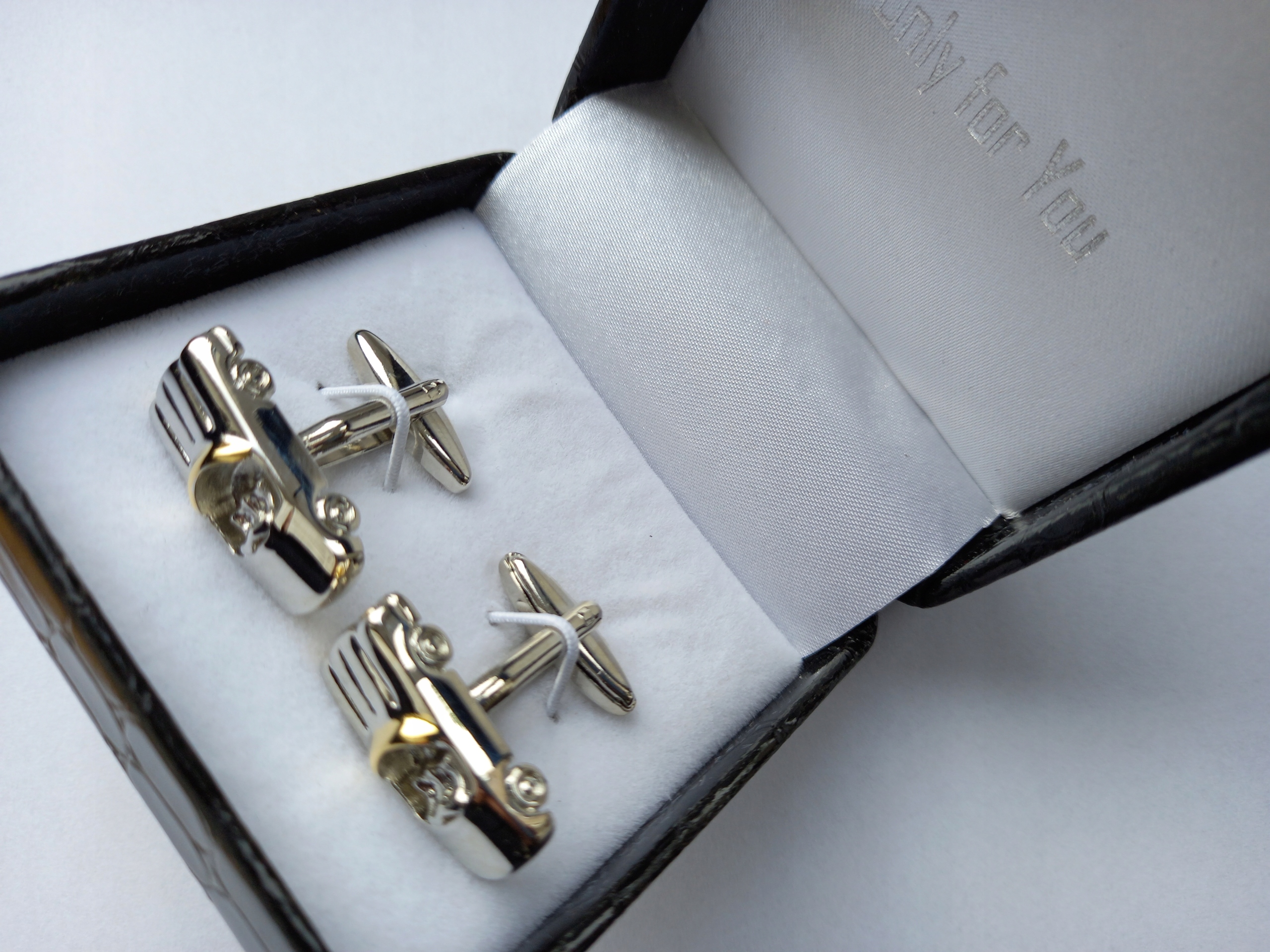 Stříbrné manžetové knoflíčky Kabriolet Mercedes Sl