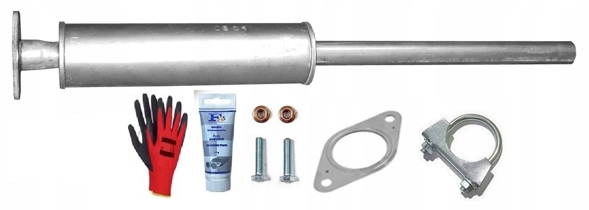 Ford Focus C-max 1.6i 16V 74kW (2003-9/2010) Tlumič POČÁTEČNÍ+bonus