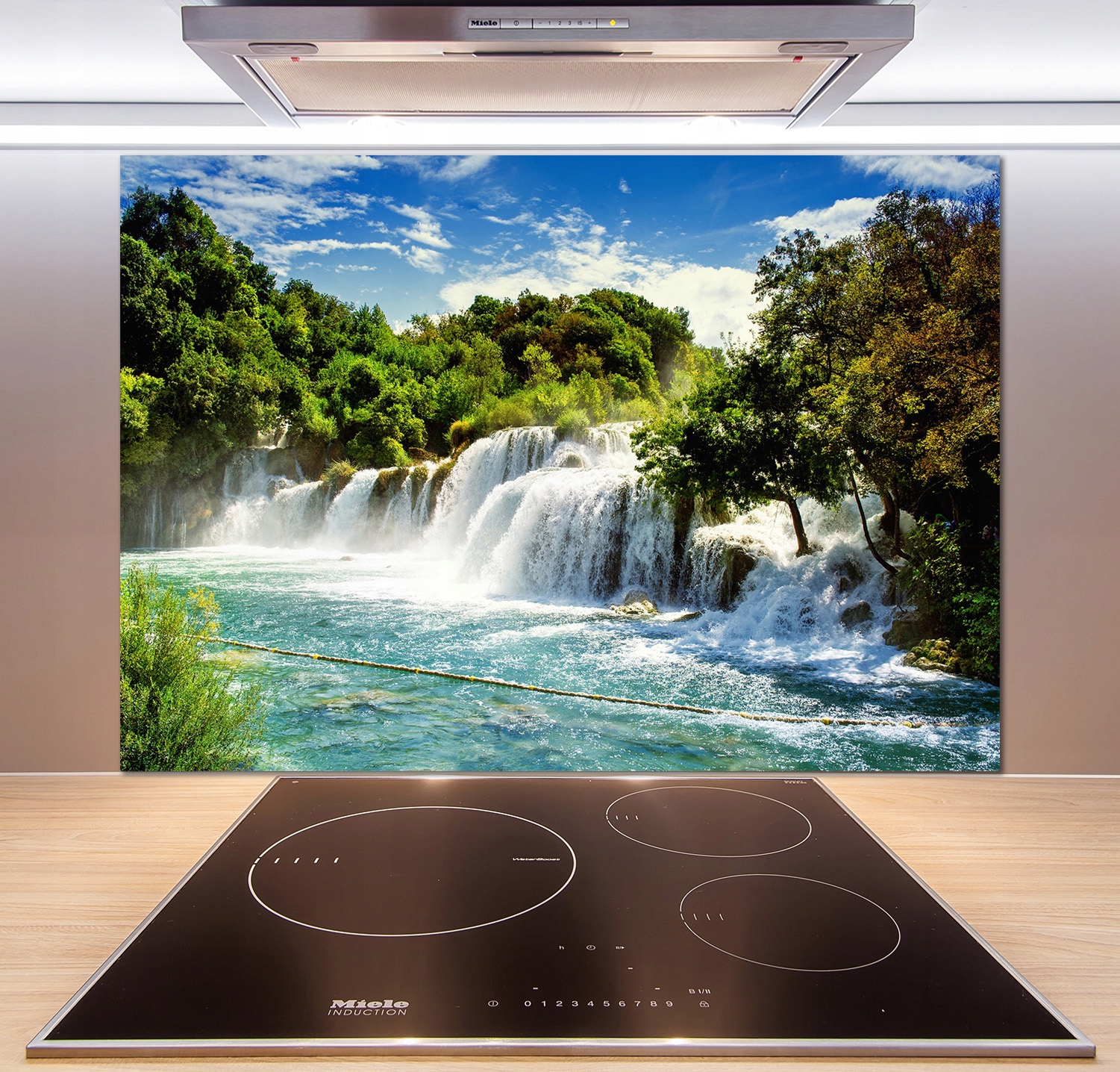 

Panel do kuchni Wodospad Krka 100x70 cm + Klej