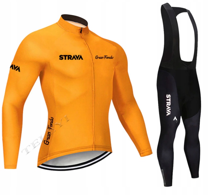 STRÓJ ROWEROWY KOMPLET KOLARSKI DŁUGI NA ROWER