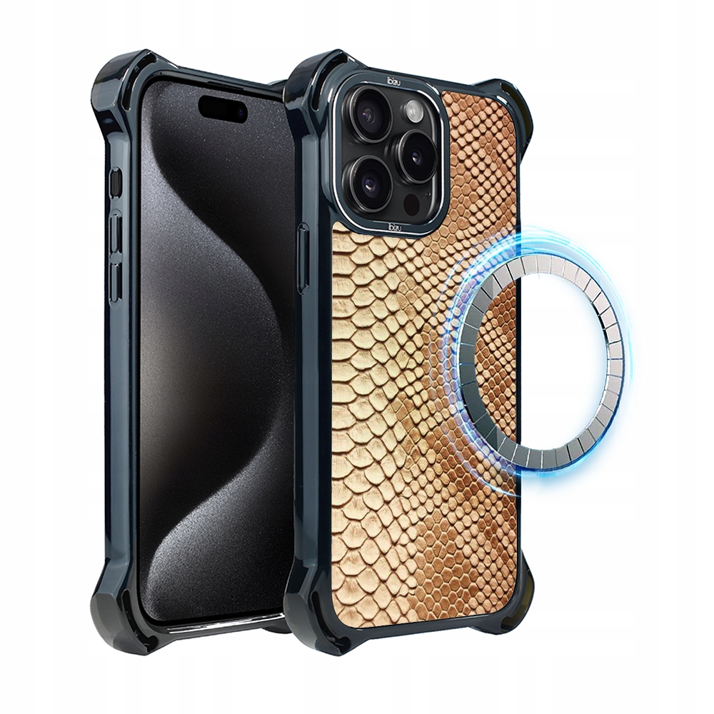 Pouzdro pro iPhone 15 Pro Ibizu DropGuard Ultra s MagSafe, hadice
